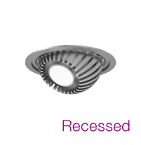 recessed